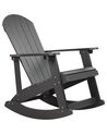 Garden Rocking Chair Dark Grey ADIRONDACK_872998