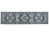 Koberec 80 x 300 cm šedý/modrý KOTTAR_831417