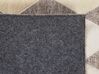 Kožený koberec béžovo-hnědý 160 x 230 cm SESLICE _780554