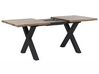 Extending Dining Table 140/180 x 90 cm Light Wood and Black BRONSON_790962