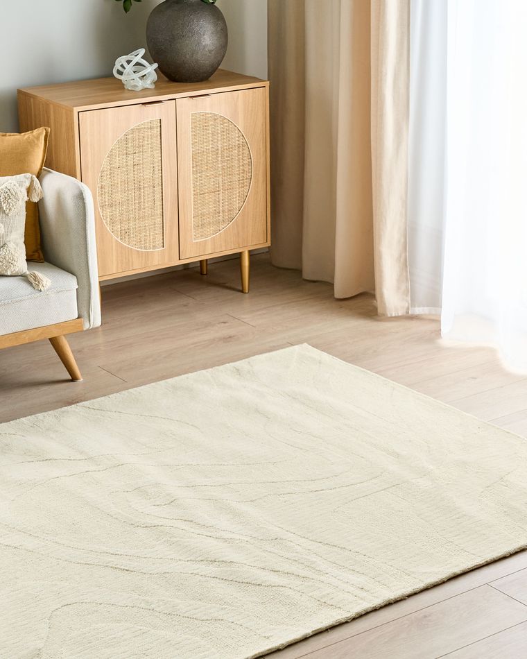 Tapis Vintage En Cuir D'Italie 200x200 Cm - Original Des Années 1920-1949, Occasion
