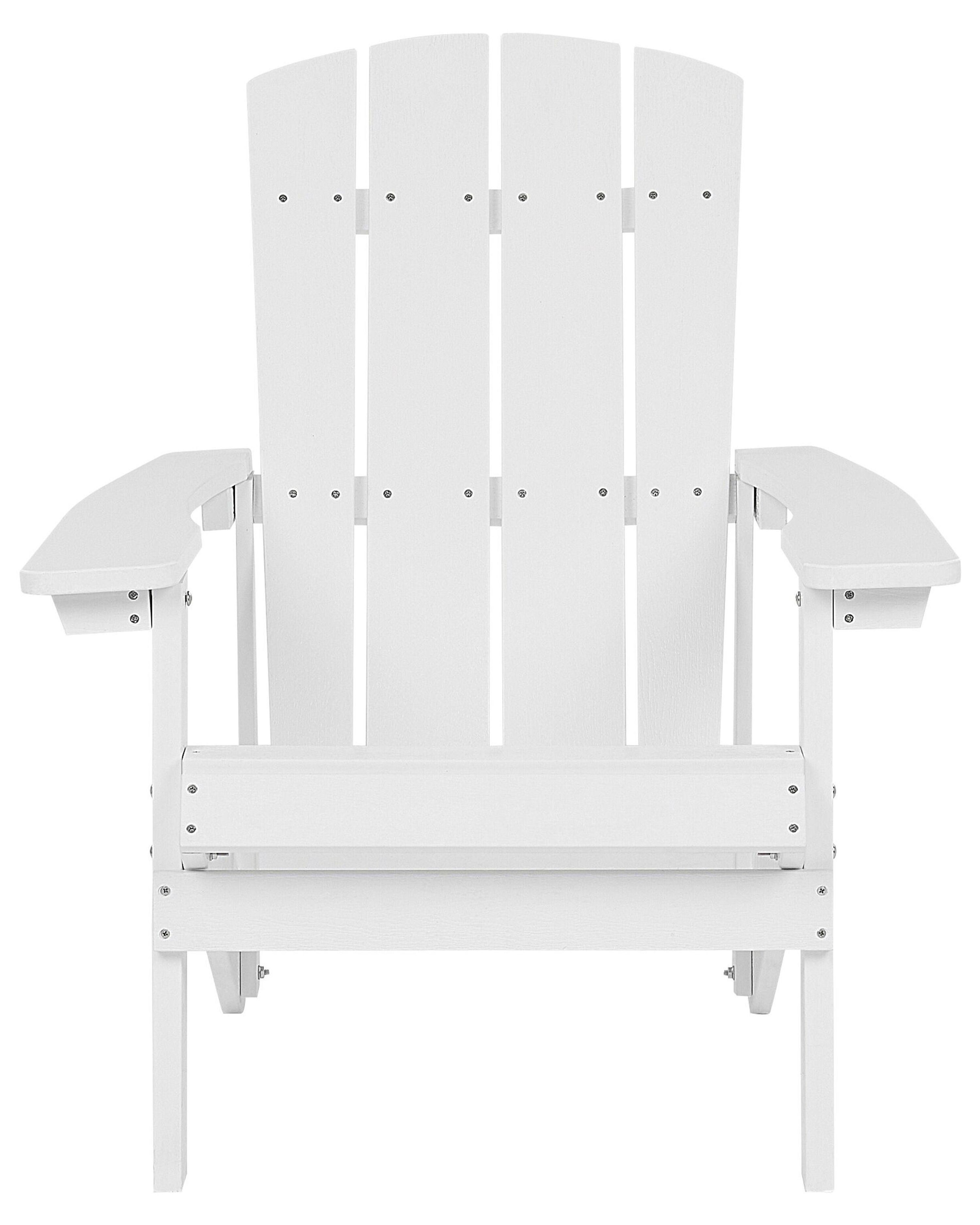 Krzesło ogrodowe białe ADIRONDACK