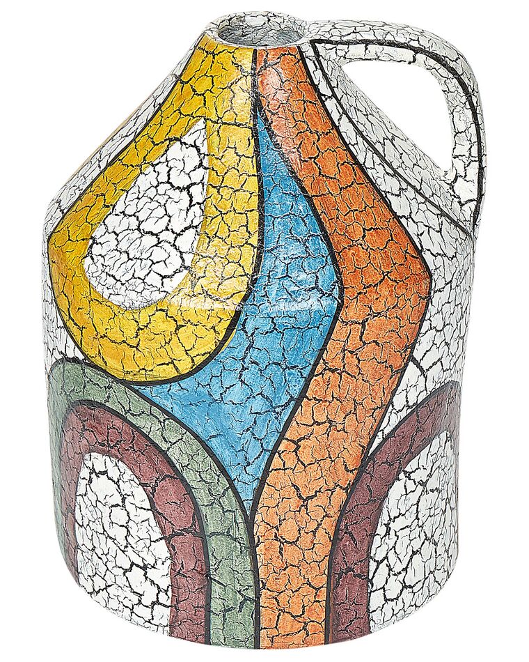 Vase décoratif en terre cuite multicolore 38 cm PUTRAJAYA_893972