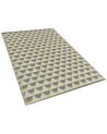 Outdoor Area Rug 120 x 180 cm Grey and Yellow HISAR_766676