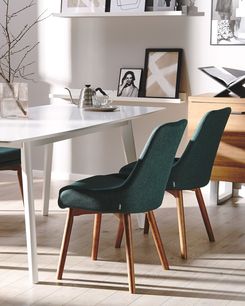 Tuoli kangas tummanvihreä 2 kpl MELFORT