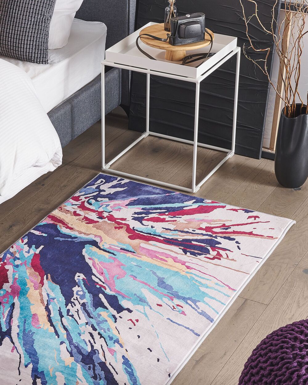 Dywan 80 x 150 cm wielokolorowy KARABUK