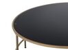 Konferenční stolek černý / zlatý FLORENCE_744213