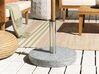 Sonnenschirmständer Granit / Edelstahl grau ⌀ 45 cm CEGGIA_843603