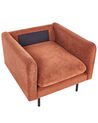 Fabric Armchair Golden Brown VINTERBRO_907053