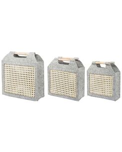 Huopakori vaaleanharmaa/vaalea puu 3 kpl SARIOT Huopakori vaaleanharmaa/vaalea puu 3 kpl SARIOT