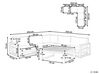 Loungeset 5-zits modulair hoekbank gecertificeerd acaciahout lichthout TIMOR II_905771