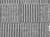 Puf de algodón negro/blanco 40 x 40 cm PANDRAN_841507