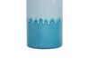 Vaso decorativo gres porcellanato bianco e blu 26 cm CHAMAIZI_810552
