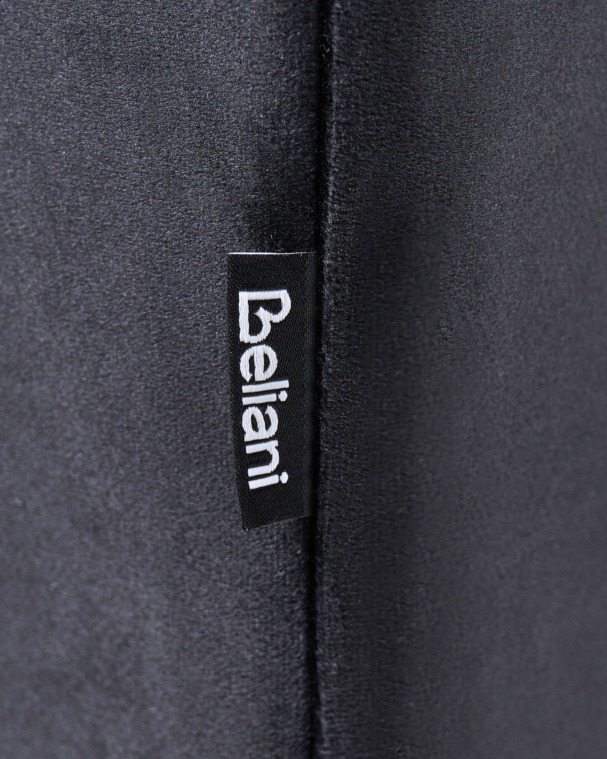 Beliani Chesterfield Sessel Echtleder - Klassischer Englischer Sessel Schwarz