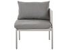 2 Seater Convertible Garden Sofa Set Light Grey TERRACINA_863615