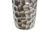 Vaso decorativo em metal prateado 32 cm CALAKMUL_823149