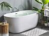 Badewanne freistehend weiß mit Armatur oval 170 x 80 cm ROTSO_775662
