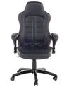 Kancelářská židle černá/tmavě hnědá PRINCE_341685