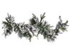 Weihnachtsgirlande weiss mit LED-Beleuchtung Schnee bedeckt 180 cm WHITEHORN_813258