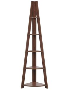 Kulmahylly 4 hyllyä tumma puu MOBILE SOLO Kulmahylly 4 hyllyä tumma puu MOBILE SOLO