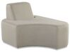 4 Seater Modular Garden Sofa Set Light Grey FABRO_830475