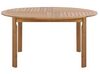 Acacia Garden Dining Table ⌀ 150 cm Light Wood TOLVE_784132