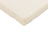 Lettino prendisole legno chiaro con cuscino bianco sporco FANANO_863048