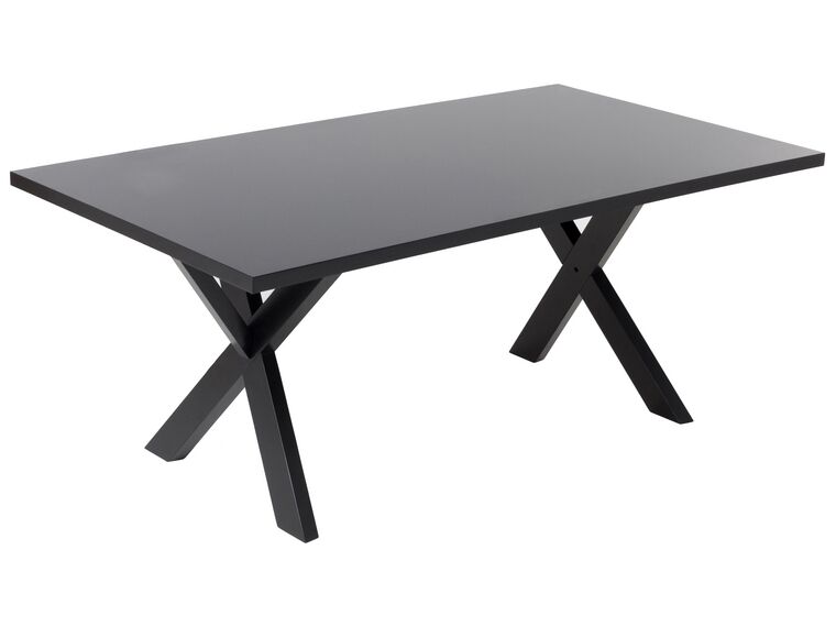aanvaardbaar Extreem Vriend Eettafel zwart 180 x 100 cm LISALA | ✓ Gratis Levering