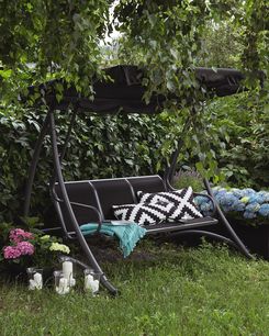 3-istuttava puutarhakeinu musta BOGART 3-istuttava puutarhakeinu musta BOGART