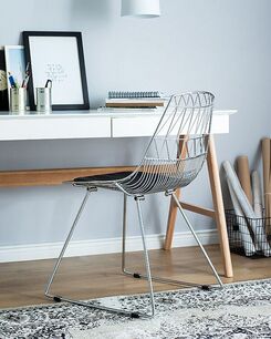 Tuoli teräs hopea 2 kpl HARLAN