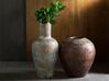 Vase décoratif en terre cuite 30 cm cuivré et turquoise NIDA_894726