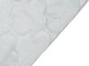 Tappeto pelliccia sintetica grigio chiaro 80 x 150 cm GHARO_866703
