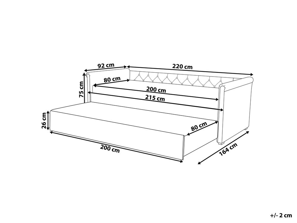 Small single shop trundle bed