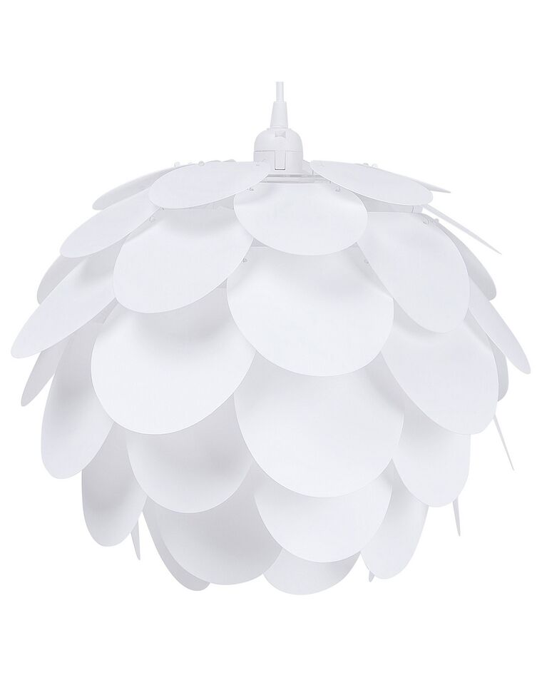 Plastic Pendant Lamp White RHINE_711715