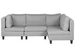 4-istuttava moduulisohva kangas vasenk. vaaleanharmaa FEVIK