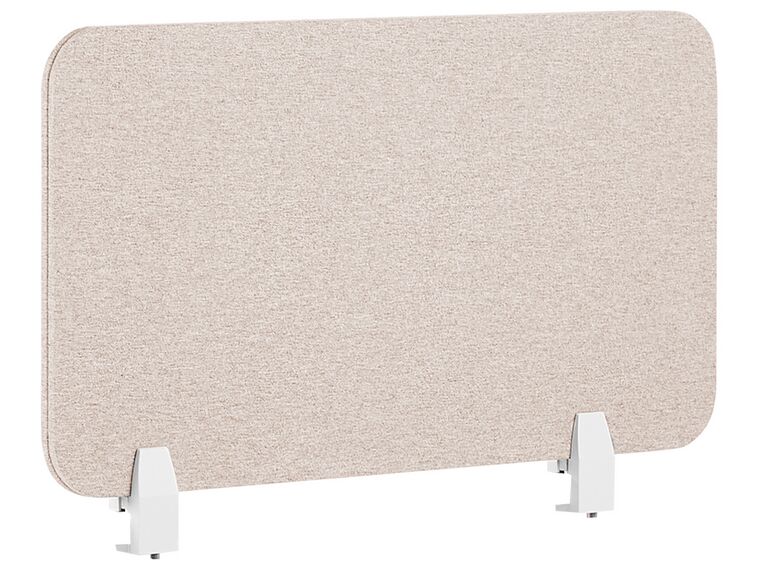 Skrivbordsskärm 72 x 40 cm beige WALLY_853026
