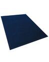 Teppich marineblau 160 x 230 cm Kurzflor GESI II_806032