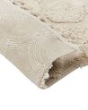 Tappeto cotone beige chiaro 80 x 150 cm AKSARAY_839212