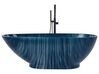 Vasca da bagno 170 x 80 cm effetto marmo blu navy RIOJA_808564