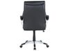 Chaise de bureau en cuir PU noir TRIUMPH_503952