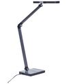 Metal LED Desk Lamp with Wireless Charger Black LACERTA_855149