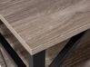 Mueble TV 4 estantes madera gris pardo CARLISLE_776543