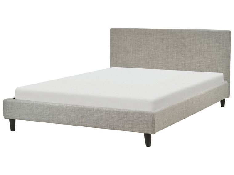 EU Double Size Bed Light Grey FITOU_875858