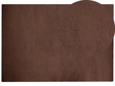 Konstkaninpälsmatta 160 x 230 cm brun MIRPUR