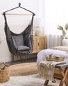 Cotton Hanging Hammock Chair Grey BONEA_821538