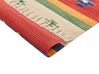 Cotton Kilim Runner Rug 80 x 300 cm Multicolour ALAPARS_869819
