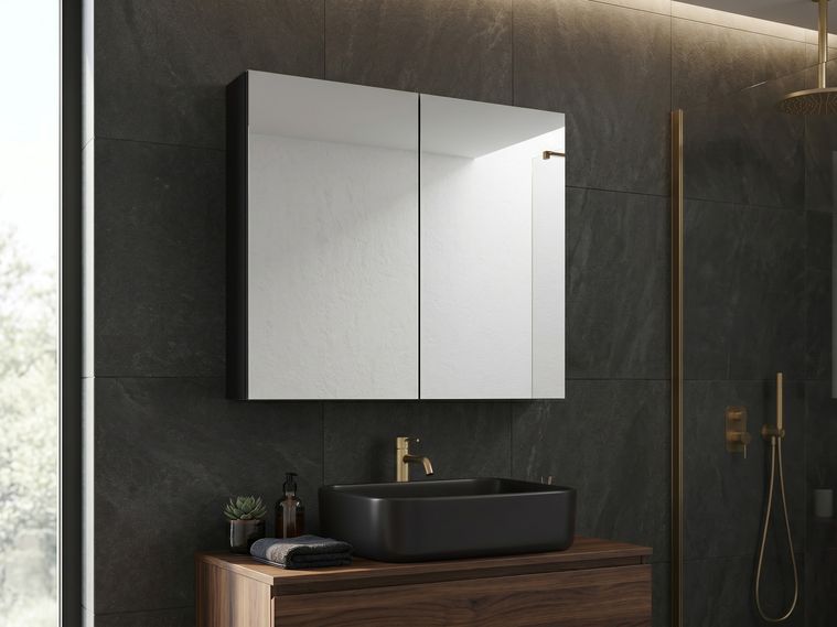 neoro n60 armadietto a specchio La: 120 cm con 3 ante, con illuminazione su tutto il perimetro - BN0494MI neoro n60 armadietto a specchio La: 120 cm con 3 ante, con illuminazione su tutto il perimetro - BN0494MI