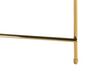 Table basse marron et dorée ronde ⌀ 63 cm LUCEA _771280