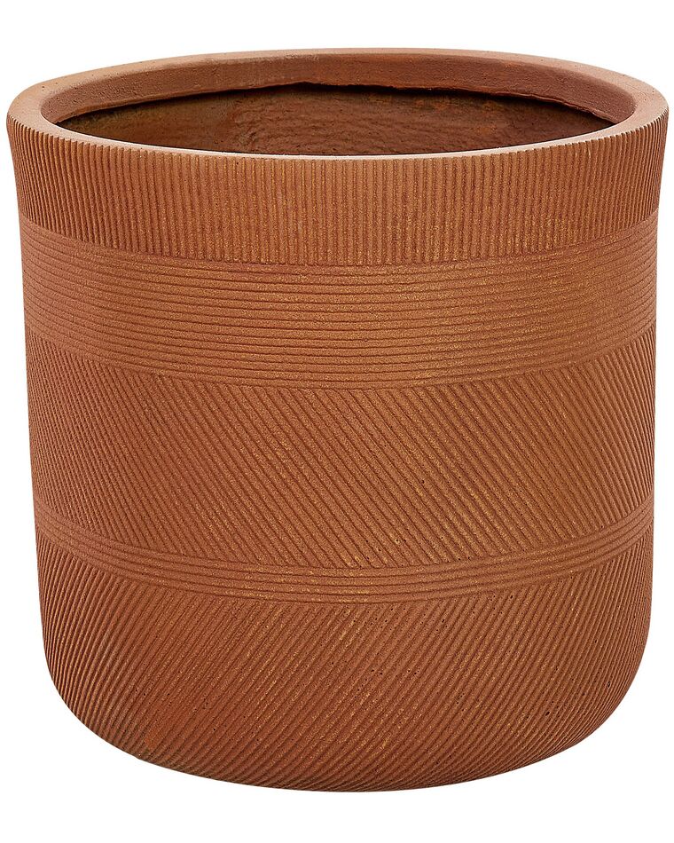 Plant Pot ⌀ 36 cm Golden Brown VOULA_871798