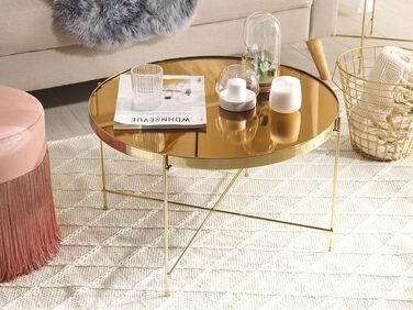 Coffee Table Gold LUCEA 